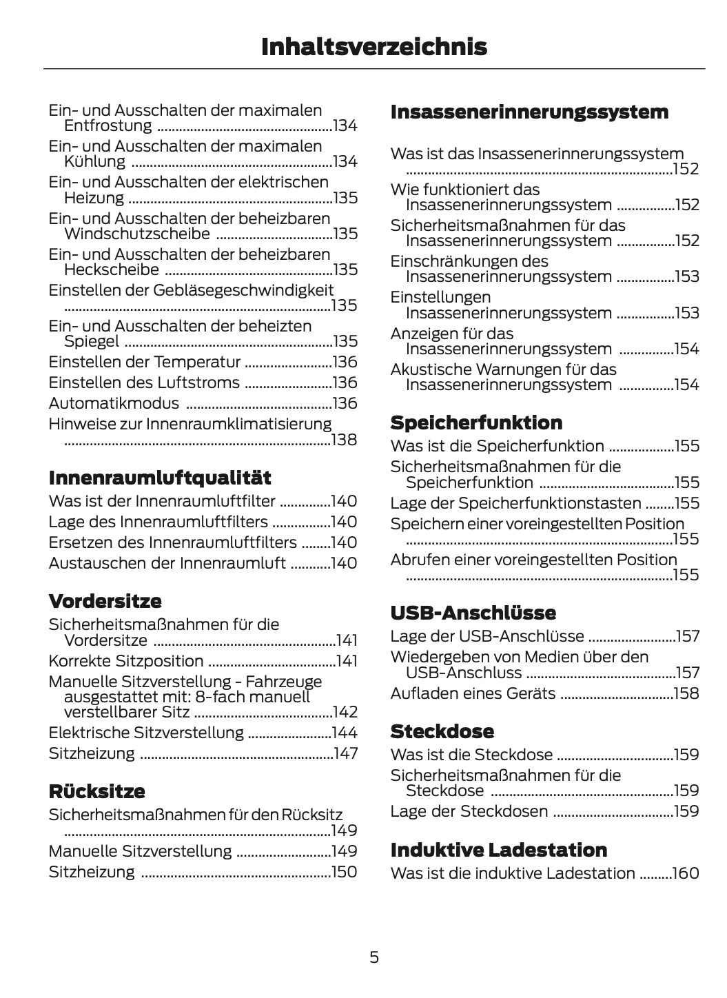 2024-2025 Ford Kuga Bedienungsanleitung | Deutsch
