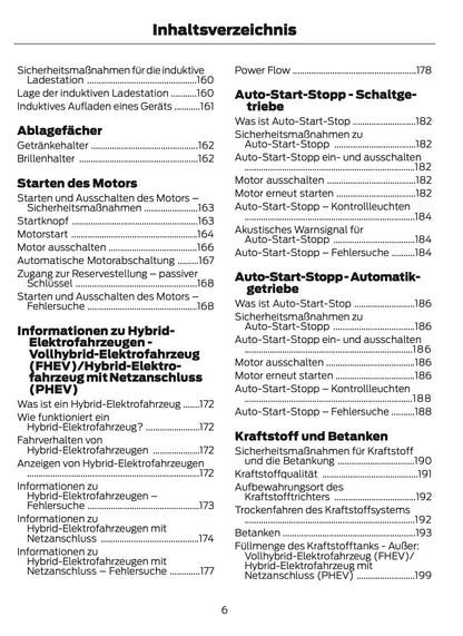 2024-2025 Ford Kuga Bedienungsanleitung | Deutsch