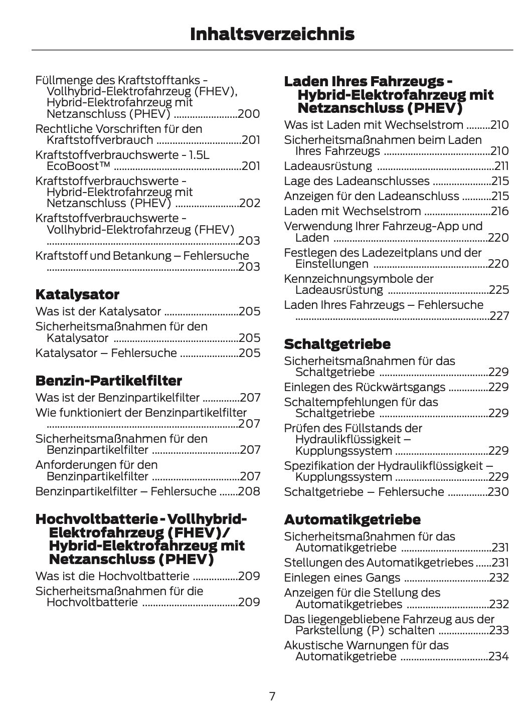 2024-2025 Ford Kuga Bedienungsanleitung | Deutsch
