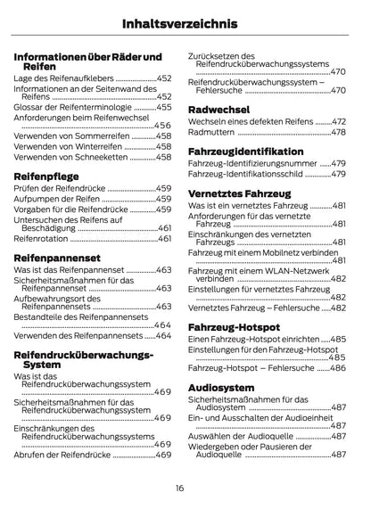 2025-2026 Ford Kuga Bedienungsanleitung | Deutsch