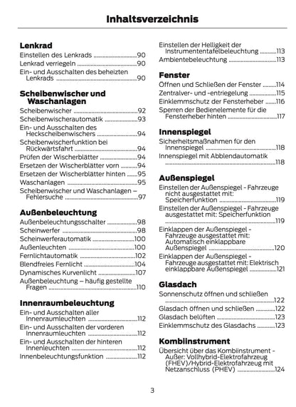 2025-2026 Ford Kuga Bedienungsanleitung | Deutsch