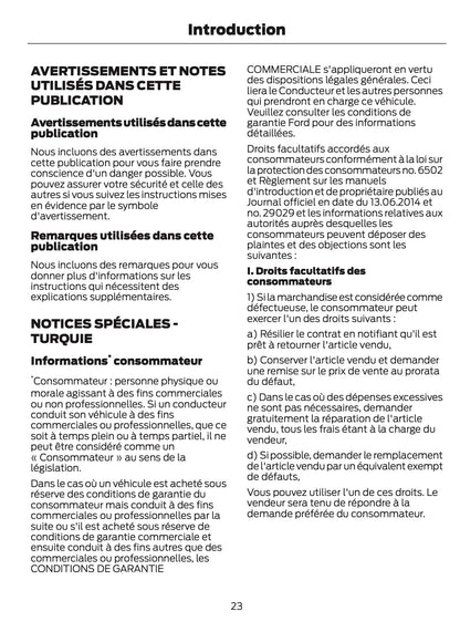 2025-2026 Ford Kuga Owner's Manual | French