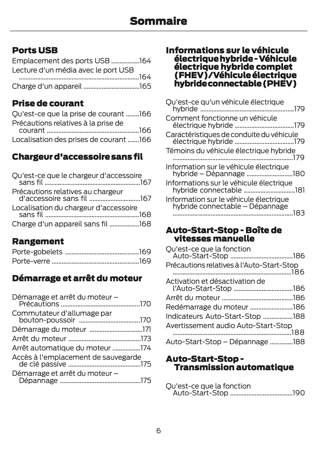 2025-2026 Ford Kuga Owner's Manual | French