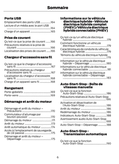 2025-2026 Ford Kuga Owner's Manual | French