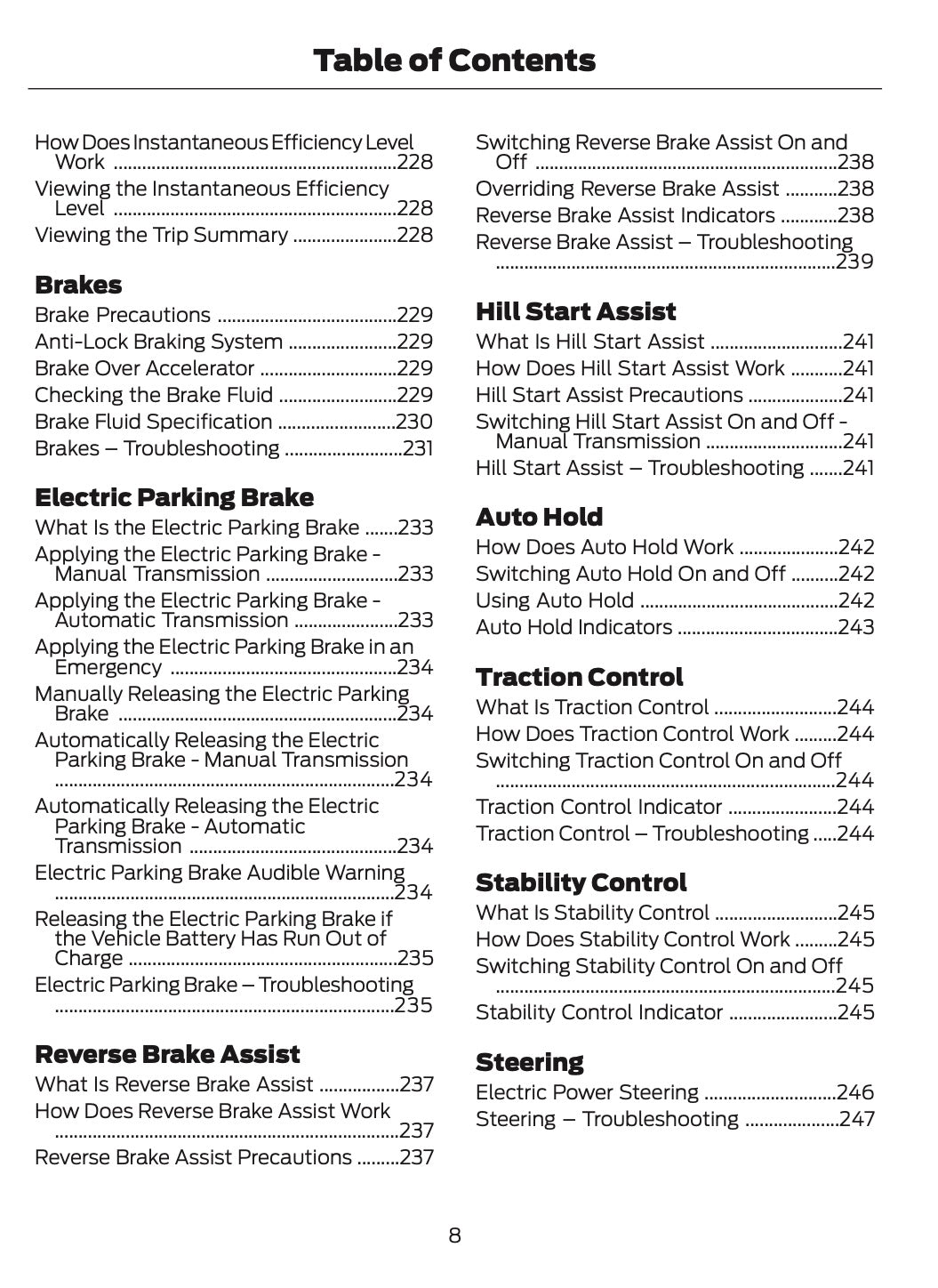2025-2026 Ford Kuga Owner's Manual | English