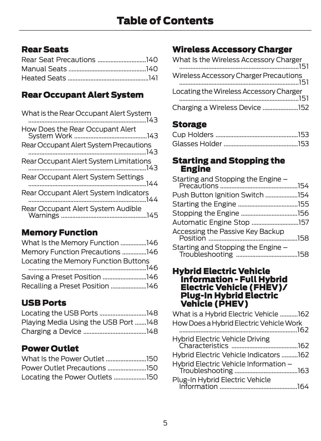 2025-2026 Ford Kuga Owner's Manual | English