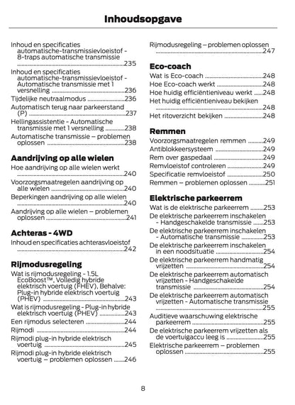 2025-2026 Ford Kuga Gebruikershandleiding | Nederlands