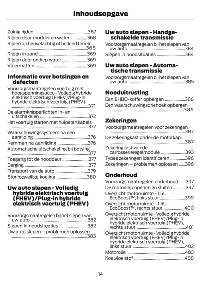2025-2026 Ford Kuga Gebruikershandleiding | Nederlands