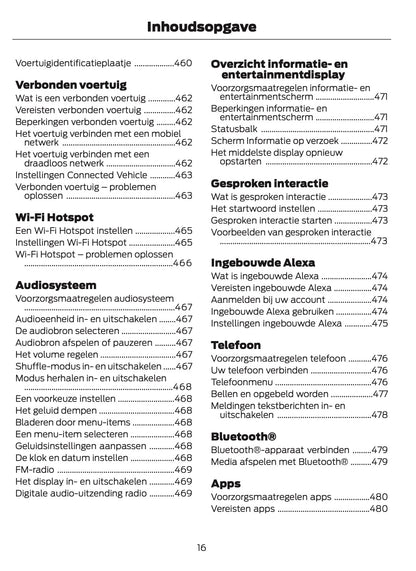 2025-2026 Ford Kuga Gebruikershandleiding | Nederlands
