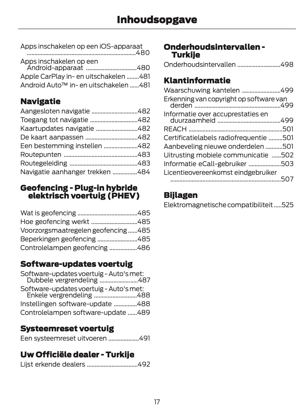 2025-2026 Ford Kuga Gebruikershandleiding | Nederlands