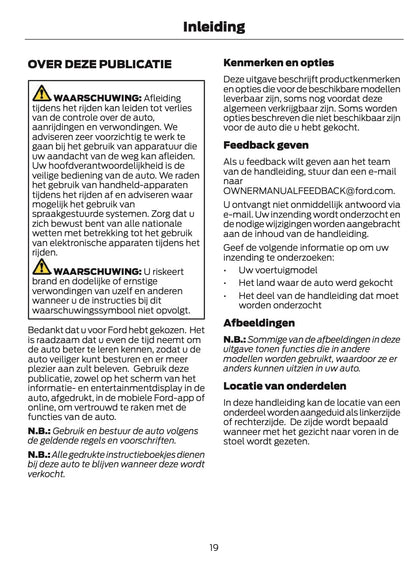 2025-2026 Ford Kuga Gebruikershandleiding | Nederlands