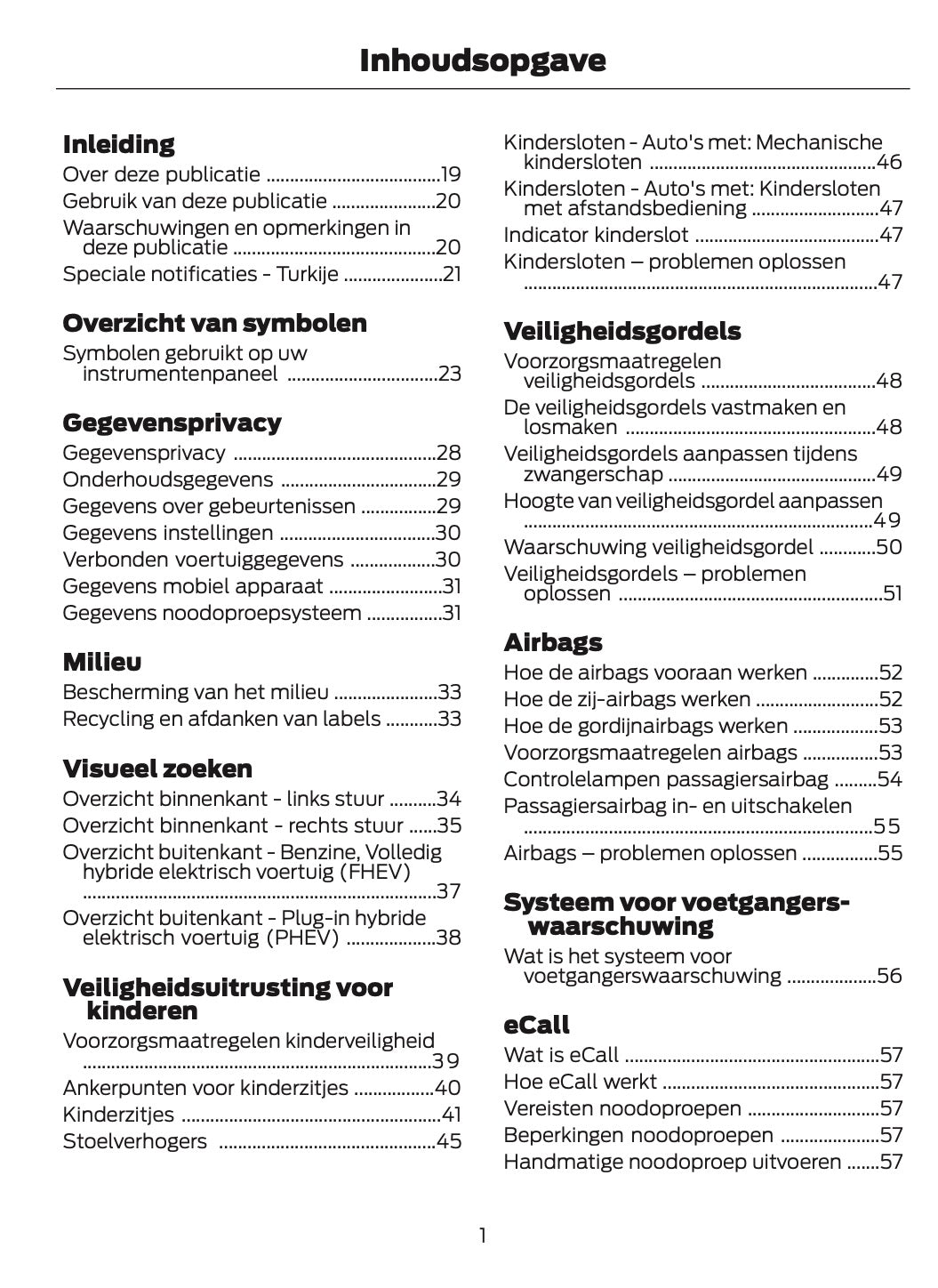 2025-2026 Ford Kuga Gebruikershandleiding | Nederlands