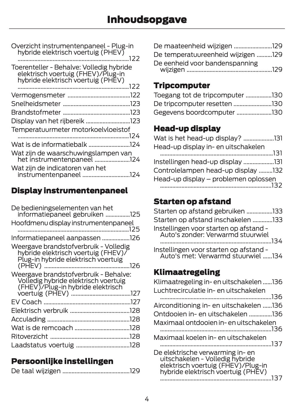 2025-2026 Ford Kuga Gebruikershandleiding | Nederlands