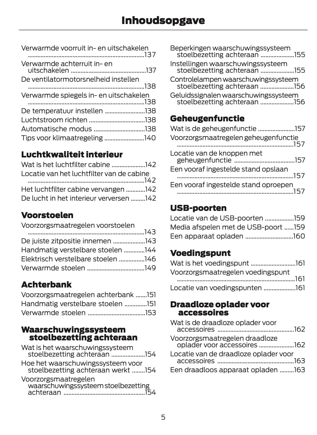 2025-2026 Ford Kuga Gebruikershandleiding | Nederlands