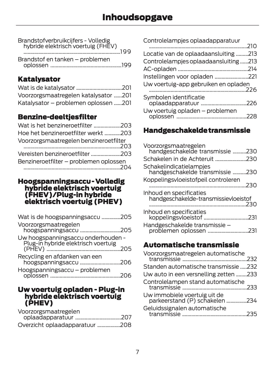 2025-2026 Ford Kuga Gebruikershandleiding | Nederlands