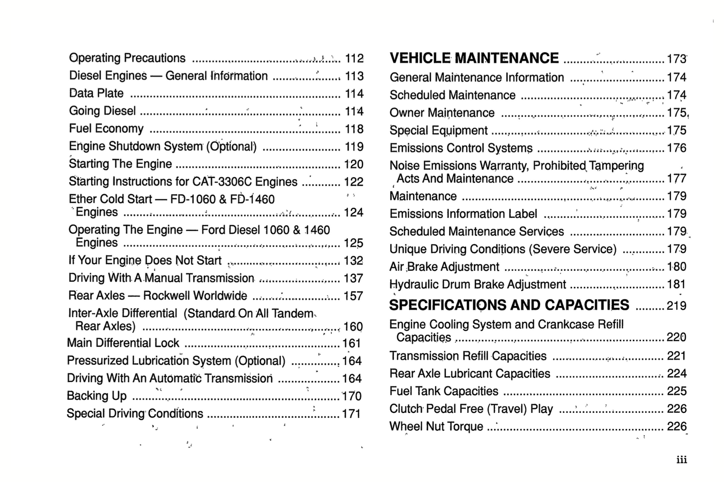 1994 Ford L-Series Owner's Manual | English