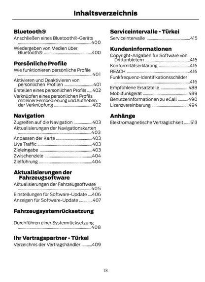 2024-2025 Ford Mustang Owner's Manual | German