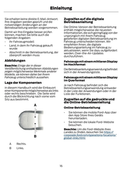 2024-2025 Ford Mustang Owner's Manual | German