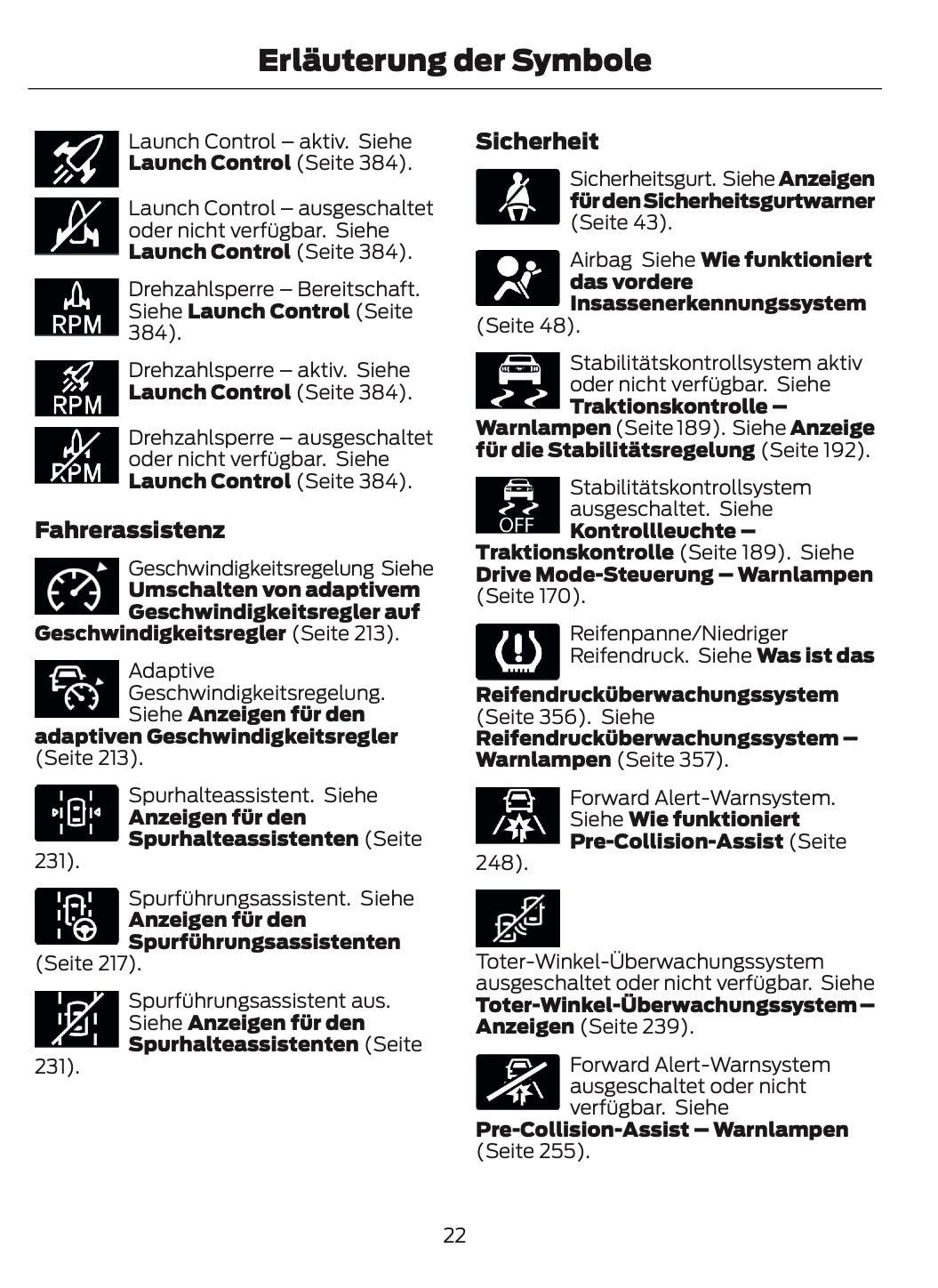 2024-2025 Ford Mustang Owner's Manual | German