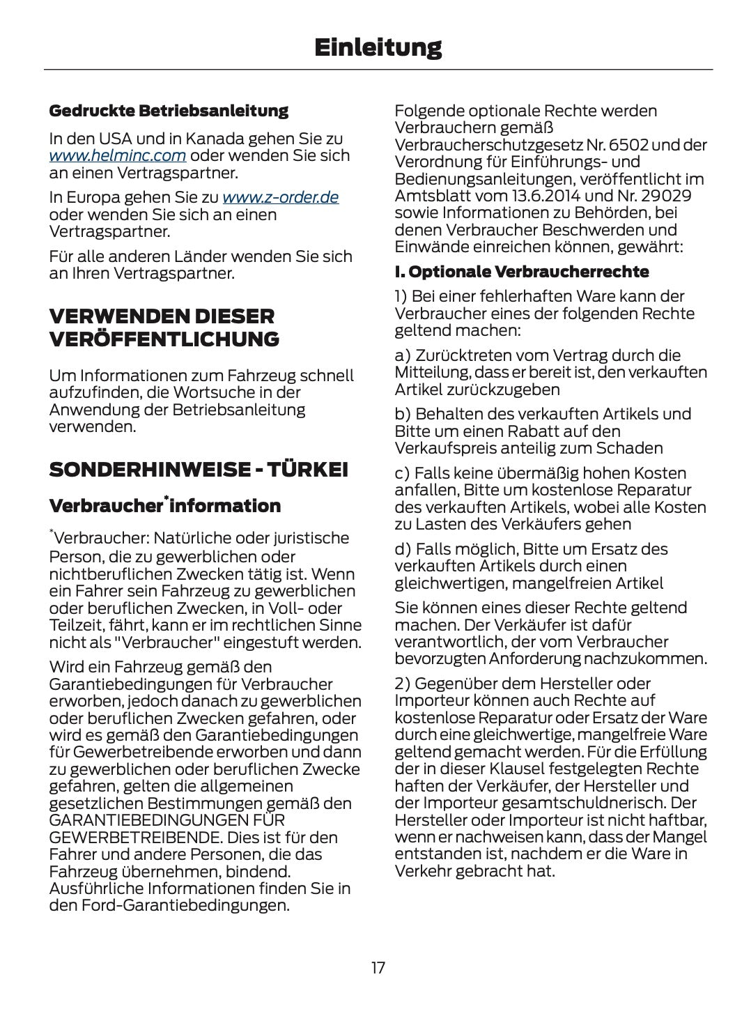 2025-2026 Ford Mustang Owner's Manual | German