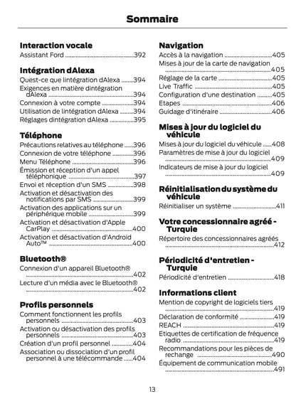2024-2025 Ford Mustang Owner's Manual | French