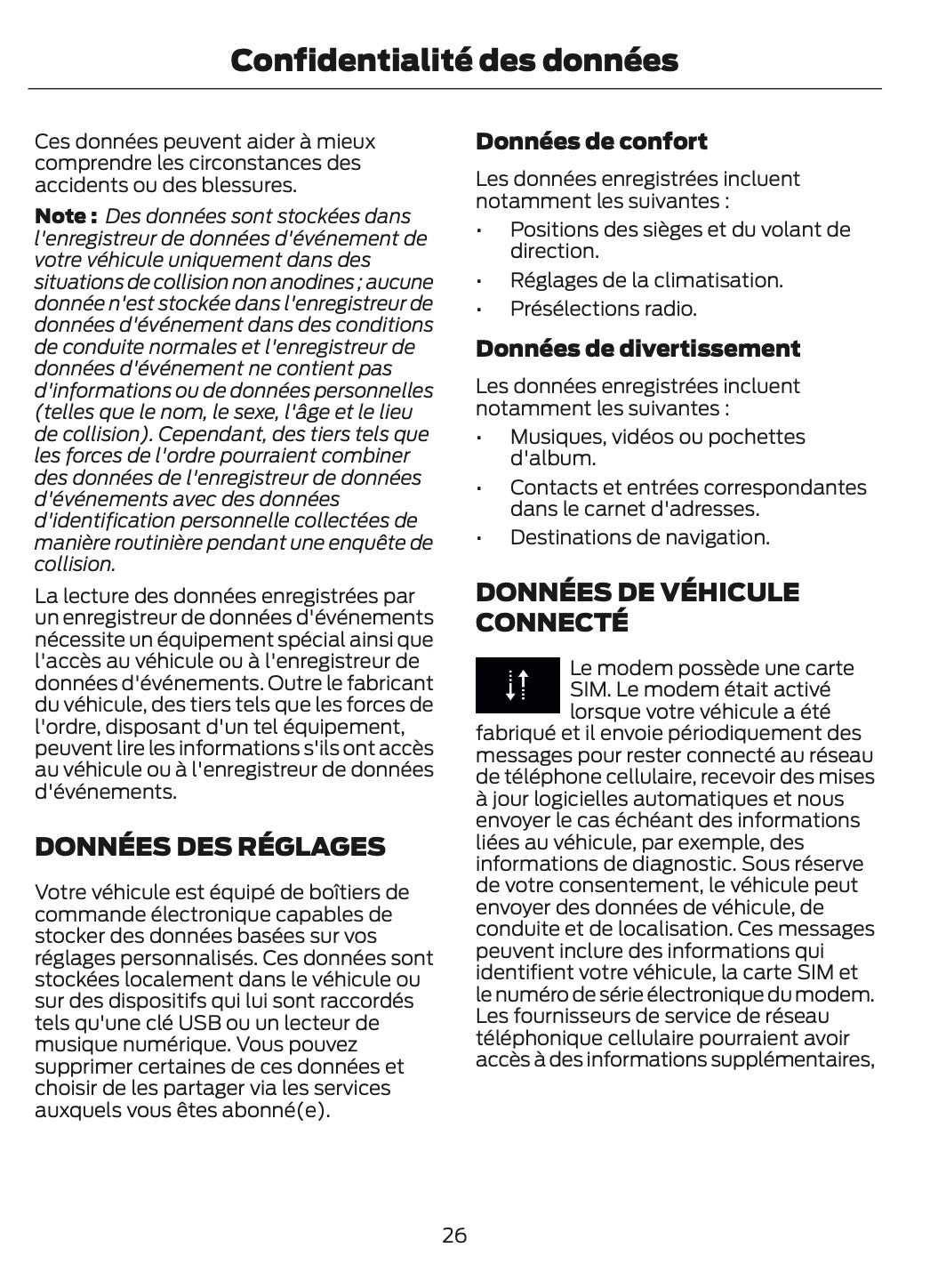 2024-2025 Ford Mustang Owner's Manual | French