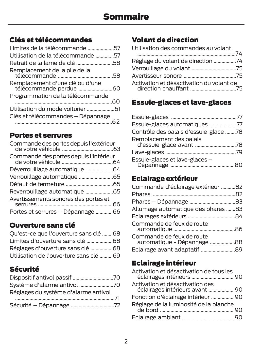 2024-2025 Ford Mustang Owner's Manual | French