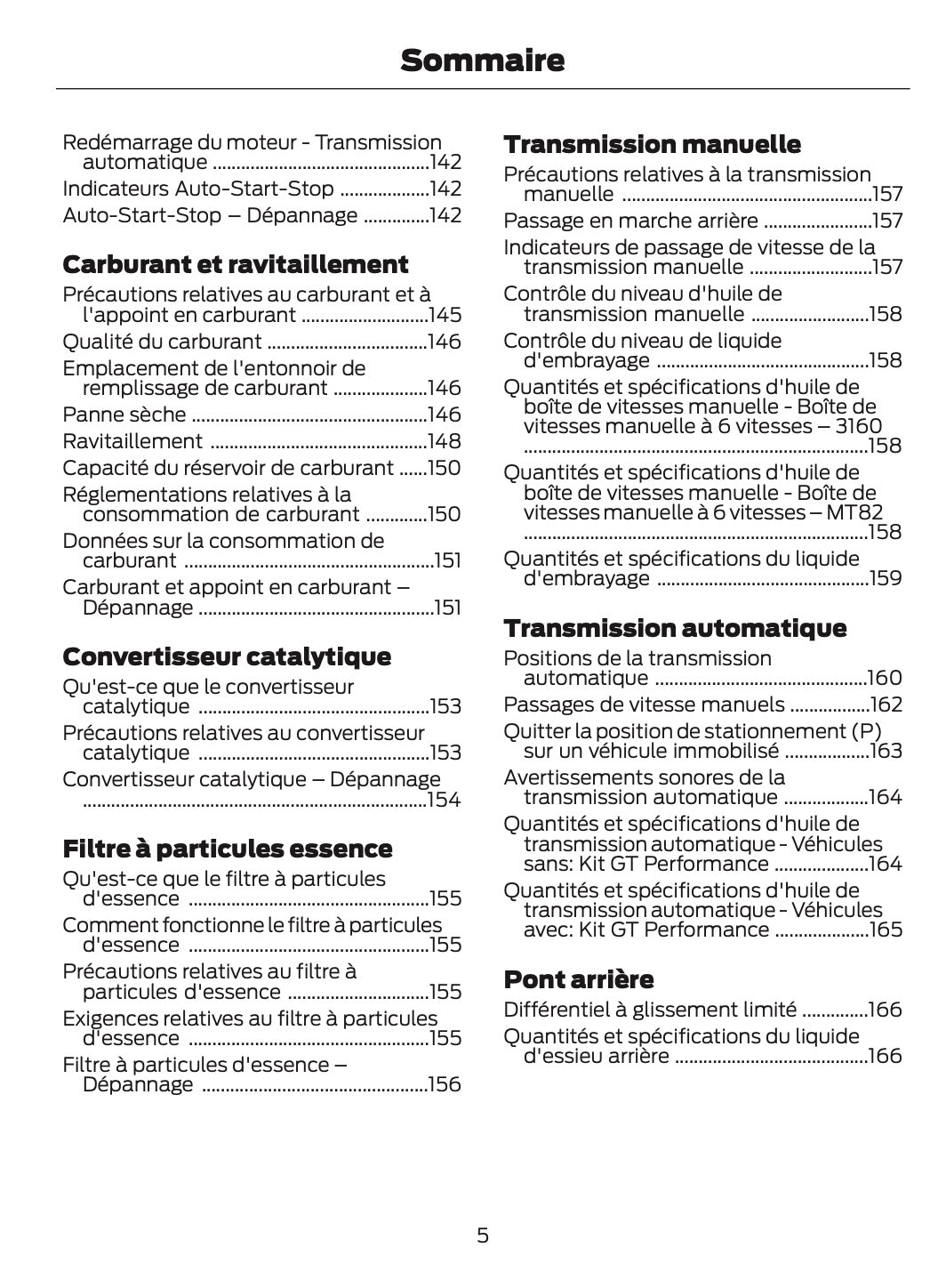 2024-2025 Ford Mustang Owner's Manual | French