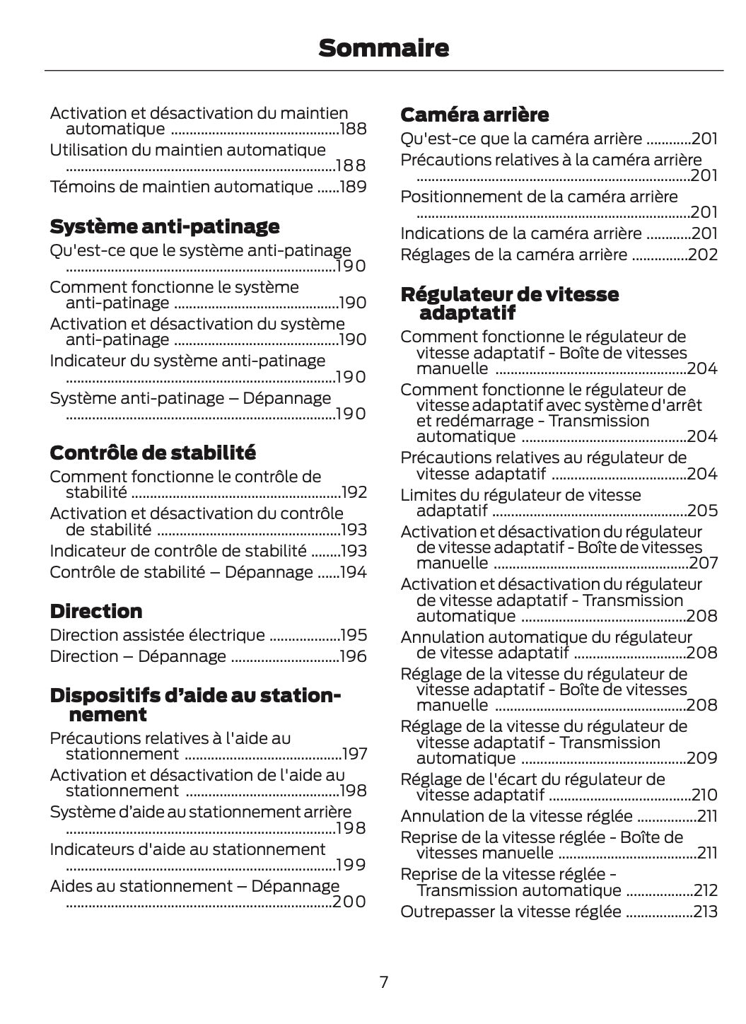 2024-2025 Ford Mustang Owner's Manual | French