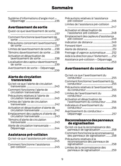 2025-2026 Ford Mustang Manuel du propriétaire | Français