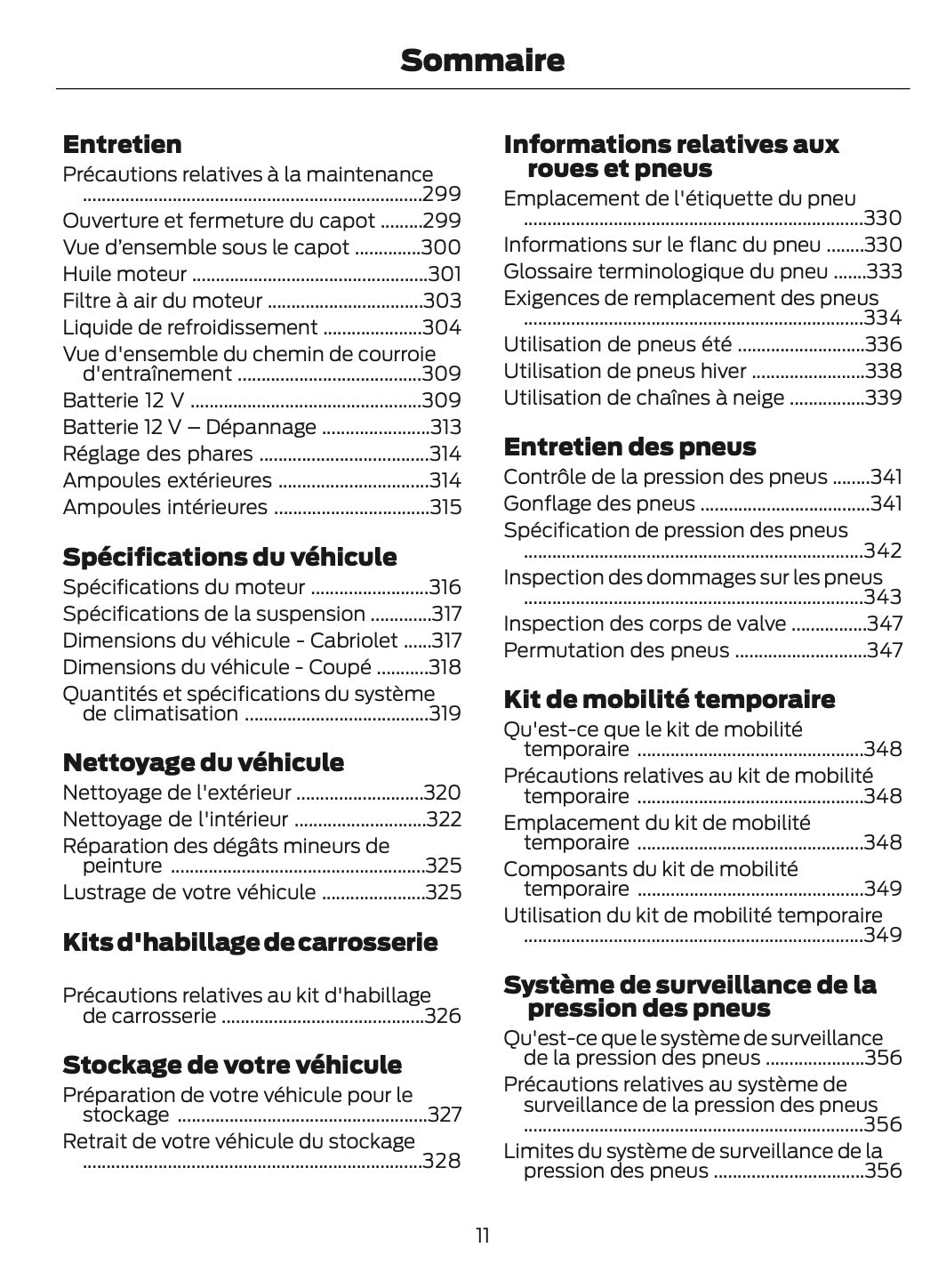 2025-2026 Ford Mustang Manuel du propriétaire | Français