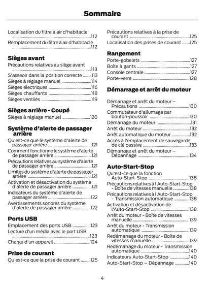 2025-2026 Ford Mustang Manuel du propriétaire | Français