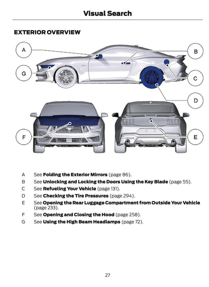 2024-2025 Ford Mustang Owner's Manual | English