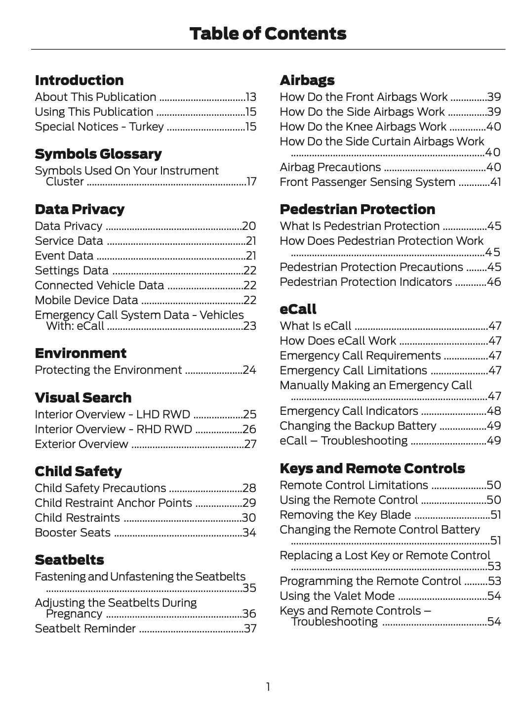 2024-2025 Ford Mustang Owner's Manual | English