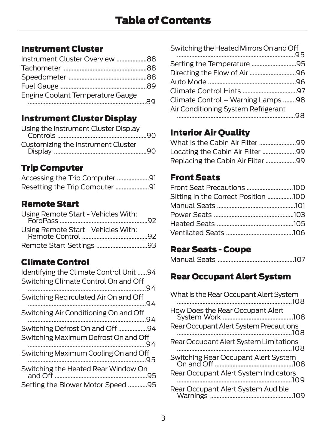 2024-2025 Ford Mustang Owner's Manual | English