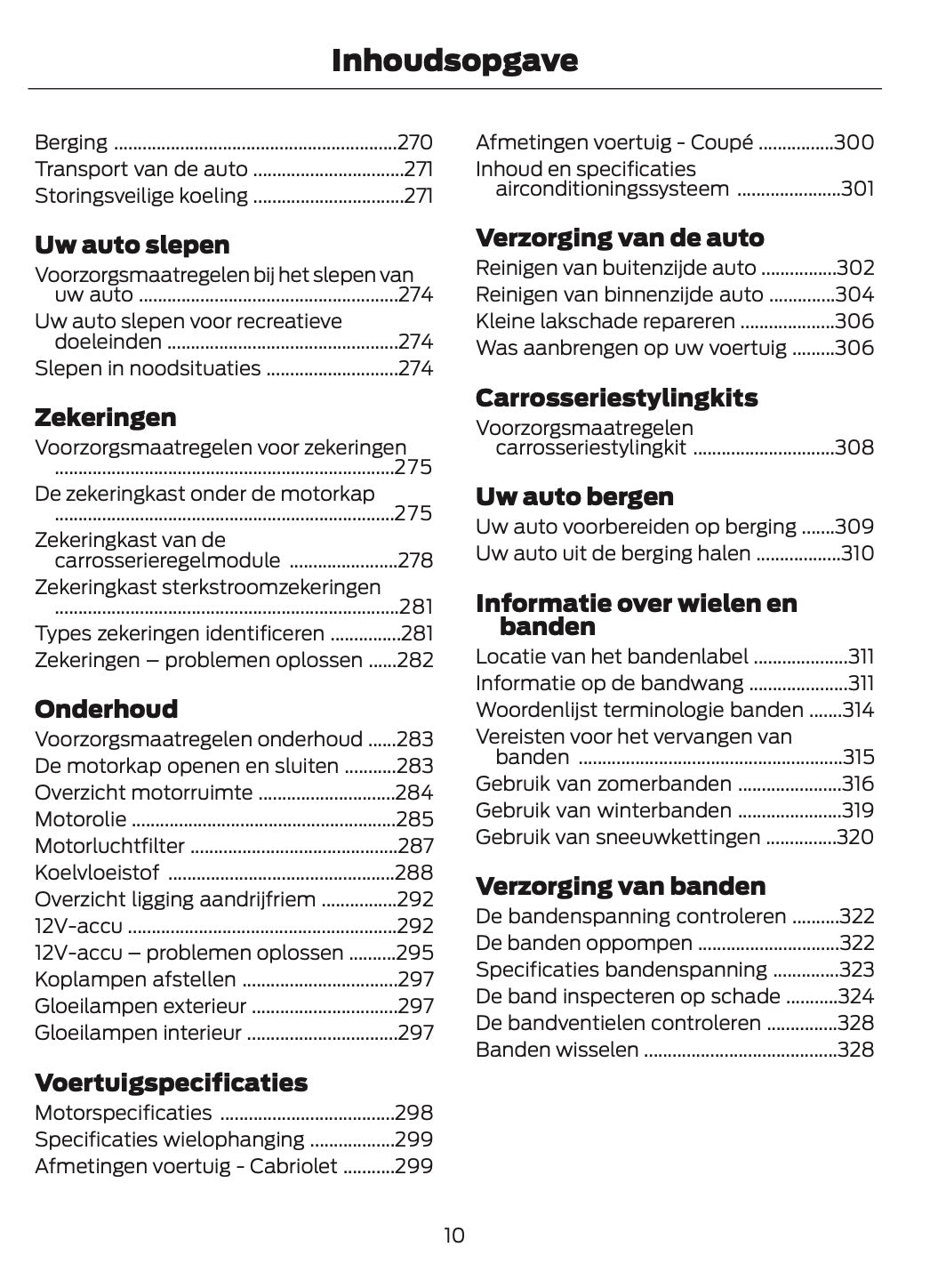 2024-2025 Ford Mustang Owner's Manual | Dutch