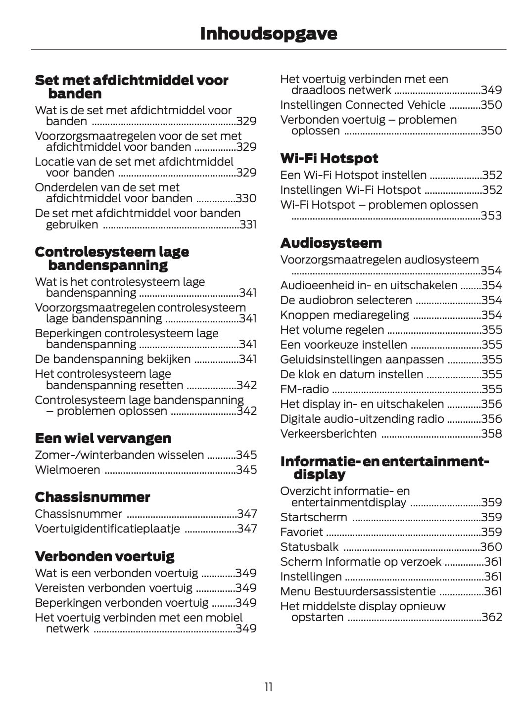 2024-2025 Ford Mustang Owner's Manual | Dutch