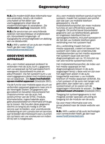 2024-2025 Ford Mustang Owner's Manual | Dutch