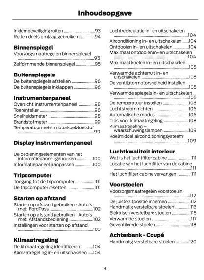 2024-2025 Ford Mustang Owner's Manual | Dutch