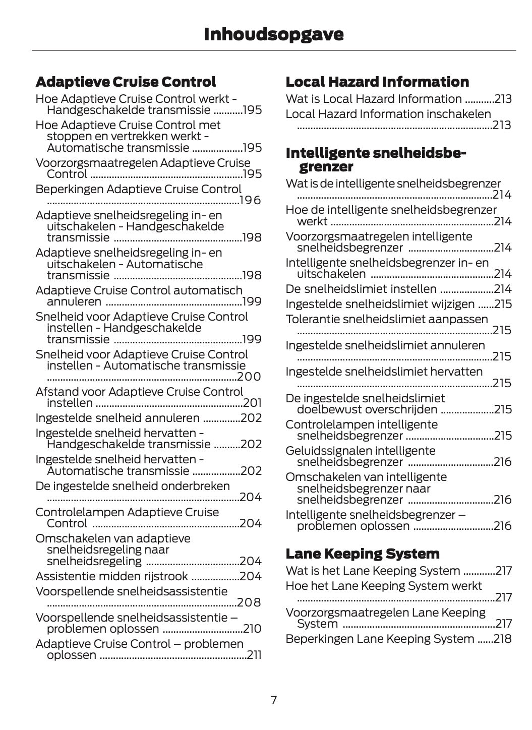 2024-2025 Ford Mustang Owner's Manual | Dutch