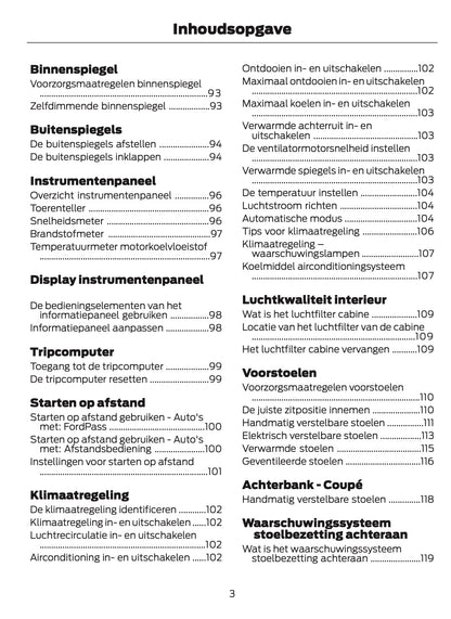 2025-2026 Ford Mustang Gebruikershandleiding | Nederlands