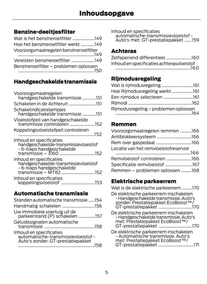 2025-2026 Ford Mustang Gebruikershandleiding | Nederlands