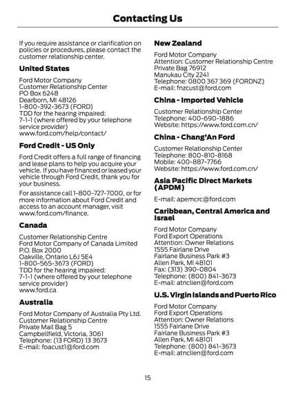 2024-2025 Ford Mustang Owner's Manual | English US