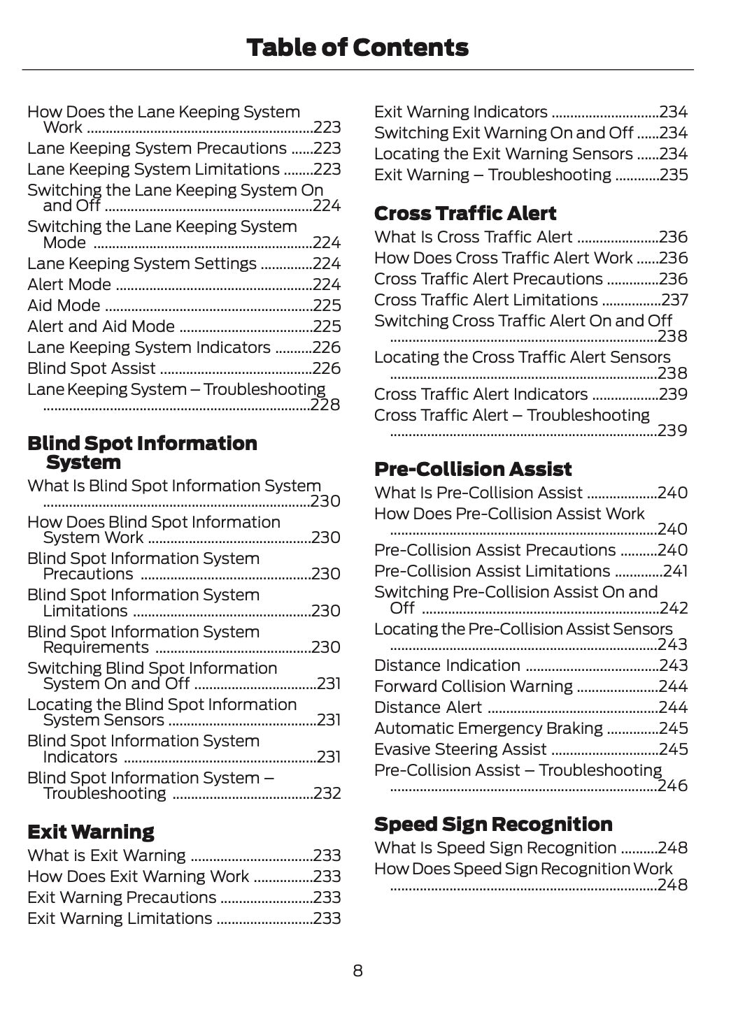 2025-2026 Ford Mustang Owner's Manual | English US