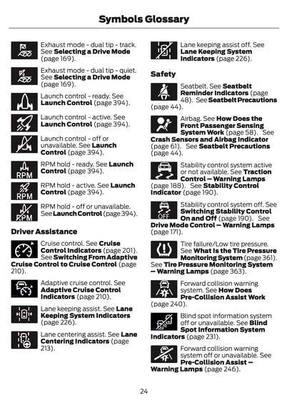 2025-2026 Ford Mustang Owner's Manual | English US