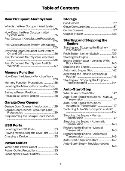 2025-2026 Ford Mustang Owner's Manual | English US