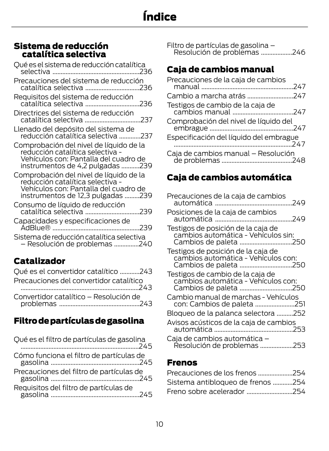 2023-2024 Ford Puma Manuel du propriétaire | Espagnol