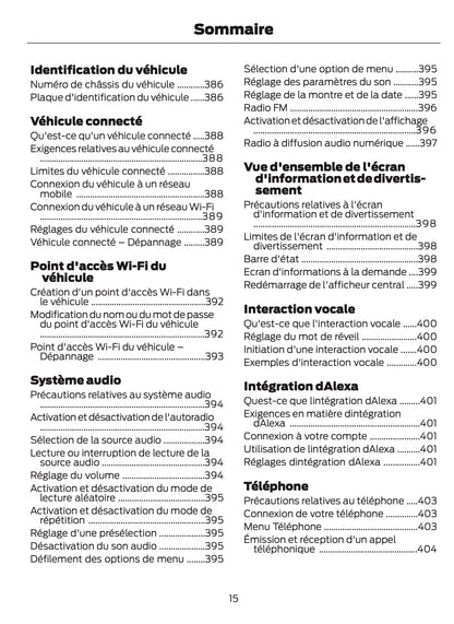 2024 Ford Puma Manuel du propriétaire | Français