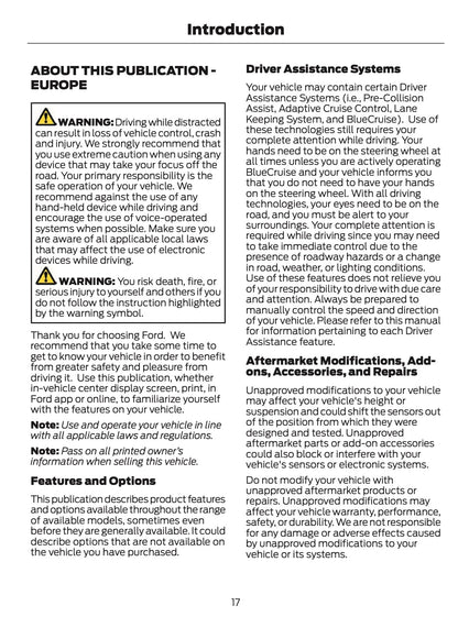 2026 Ford Puma Owner's Manual | English