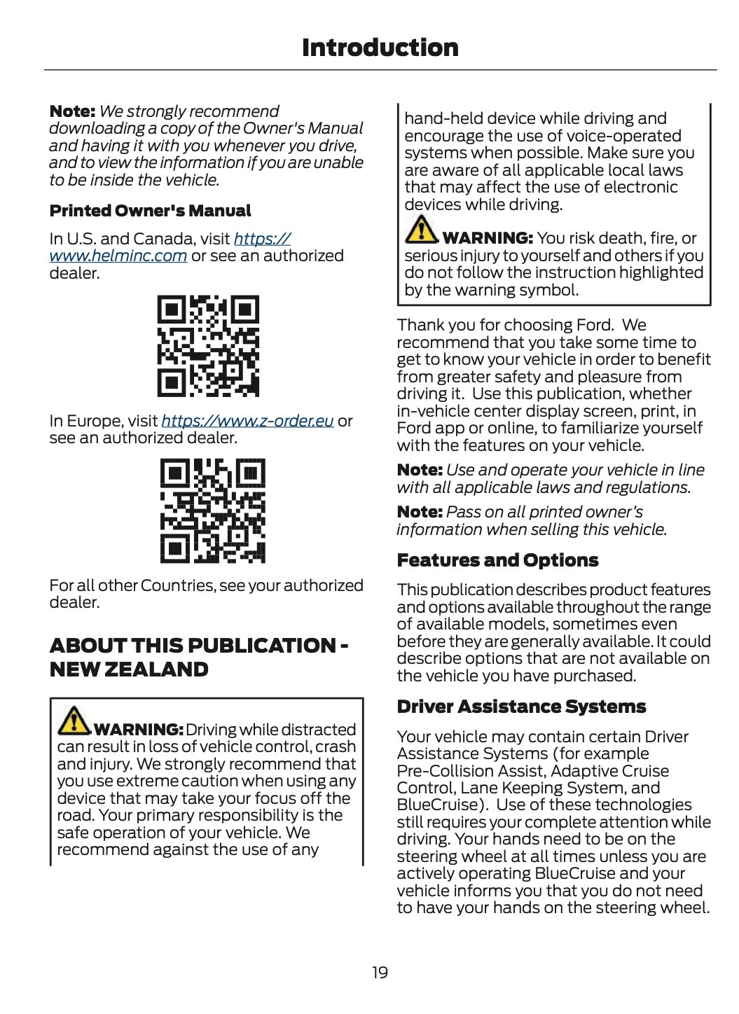 2026 Ford Puma Owner's Manual | English
